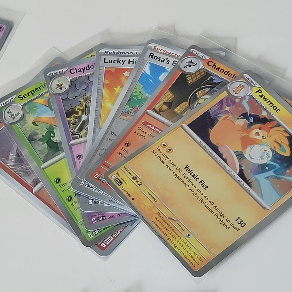 Pokemon Card Lot 40ct Mixed Holo Reverse Holo Double Rare ex Promo TCG Bundle